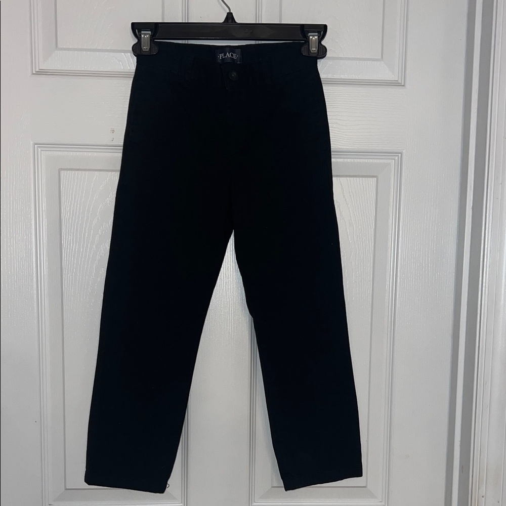 Boys Black Chino Pants Size 6